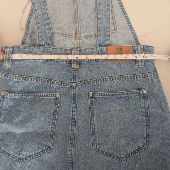 Free People denim overall skirt - Picture 8 of 10
